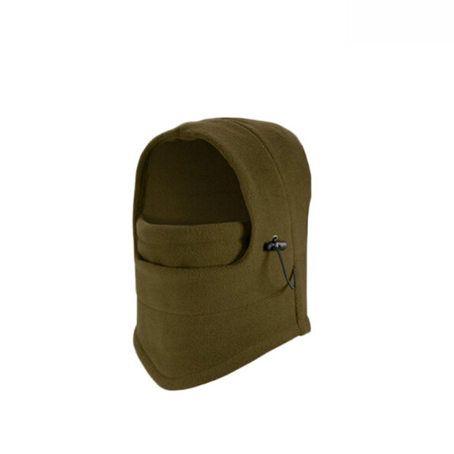 Fleece balaclava med dragsko