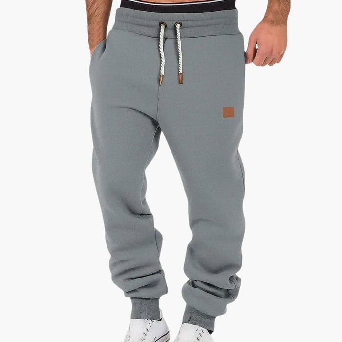 Herrarnas Joggingbyxor med Dragsko och Fickor
