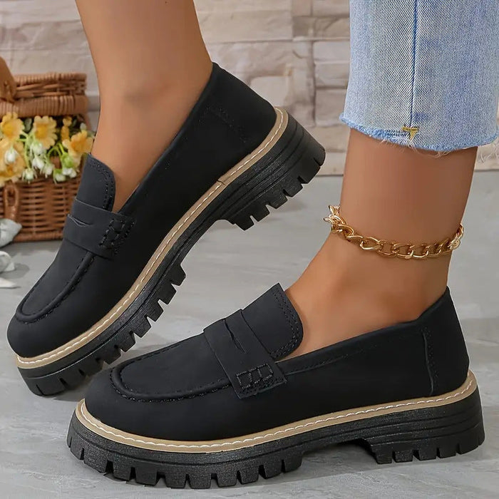 Oprah | Klassiska Bekväma Slip-On Andningsbara Loafers