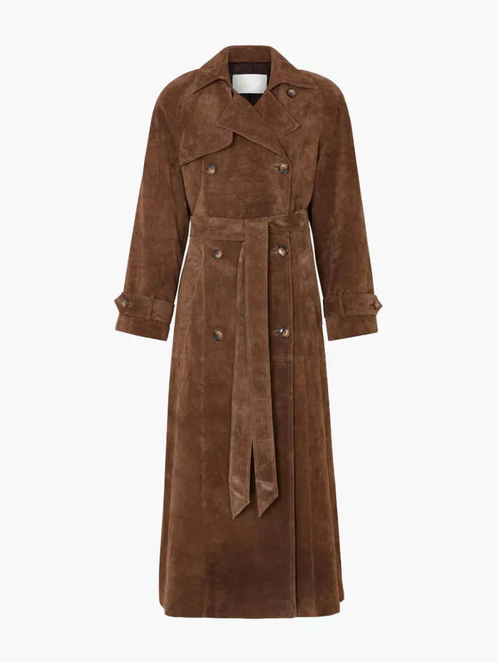 Dam Trenchcoat med Bälte och Klassisk Passform