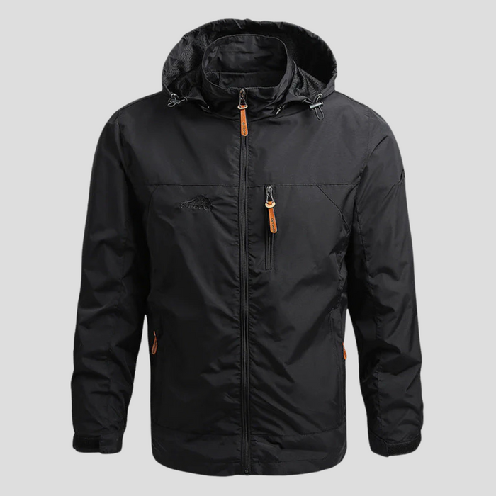 Herr Softshell-jacka med Huva och Fickdetaljer