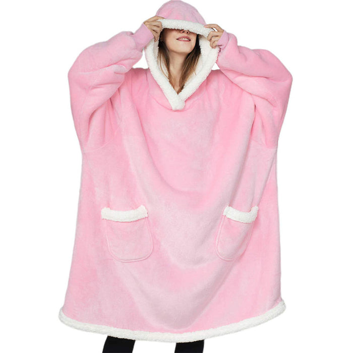 Wilma | Filthoodie i tjock fleece med sherpafodrad luva